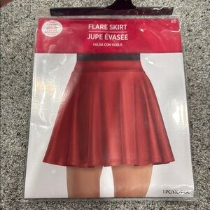 Red Flare Skirt for women